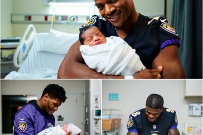 A newborn baby was abandoned just five hours ago. In the face of this heartbreaking situation, football star Lamar Jackson of the Baltimore Ravens stepped in to become the child’s guardian, pledging to cover all expenses until the child turns 18