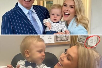 A surprise visit: Press Secretary Karoline Leavitt shares new photos with husband and baby boy at work