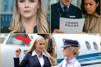 Airport Staff Blo.cks Karoline Leavitt from VIP Lounge—Her Next Move Will Leave You Speechless