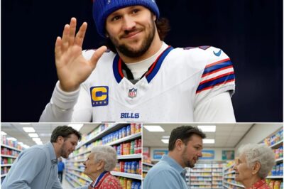 BREAKING: Josh Allen Finds School Secretary Who Believed in His Dreams Now Working at Supermarket at 78 – What he did next left everyone in amazed