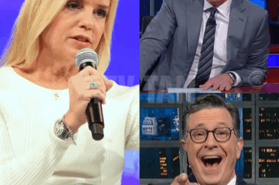 LATE-NIGHT CHAOS IGNITES: Pam Bondi stuns Colbert with savage live comeback that left ‘Late Show’ spinning out of control. She didn’t blink. In a jaw-dropping exchange, Bondi fired back with a brutal truthbomb that sent shockwaves through the studio—leaving Colbert frozen and producers scrambling behind the scenes. The crowd gasped… then the tension snapped. Viewers are still buzzing. Here’s why this explosive moment has fans questioning everything they thought they knew…