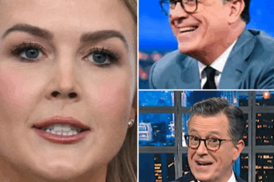 SHOCKING SHOWDOWN: Karoline Leavitt Steals the Spotlight on Stephen Colbert’s Show—Audience Left Stunned as Segment Ends Abruptly!