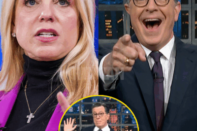 Explosive TV Moment: Pam Bondi Drops a Nuclear Bomb on Stephen Colbert Live—The Audience Is Speechless, Colbert Stumbles for Words, and Chaos Erupts Behind the Scenes as Producers Scramble to Regain Control!