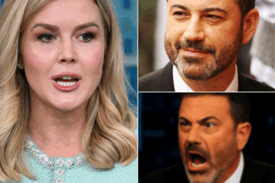 SHOCKING LIVE-TV SCANDAL: Karoline Leavitt DRAGGED Off ‘Jimmy Kimmel Live!’ After Revealing BREATHTAKING Bombshells That Left Studio Audience Speechless! Late-Night Host Visibly Shaken as Viral Confrontation Threatens to DESTROY His Reputation Overnight—What Secrets Did Leavitt Uncover That Led Producers to Cut the Segment Mid-Air? The Unprecedented Backlash and Explosive Truths Are Rocking Hollywood Right Now—You Won’t Believe the Stunning Fallout from This Unforgettable Televised Showdown!