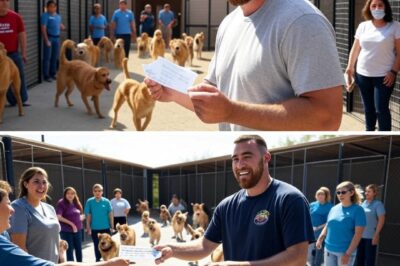 Travis Kelce saved a struggling dog rescue center from shutting down