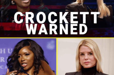 A Silent Storm Explodes: Jasmine Crockett’s Bold Retort Leaves Pam Bondi Rattled—The Hidden Feud Between Them Just Went PUBLIC!