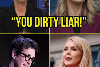RACHEL MADDOW DEMANDS SECURITY REMOVE KAROLINE LEAVITT AFTER EXPLOSIVE SET CLASH—WHAT LEAVITT SAID ON AIR PUSHED MADDOW OVER THE EDGE, AND THE AFTERMATH HAS MSNBC REELING FROM THE CHAOS.