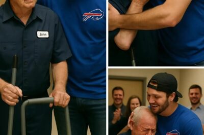LATEST NEWS: Buffalo Bills’s Josh Allen Discovers His Old School Janitor Still Working at 79 Years Old and Surprises Everyone