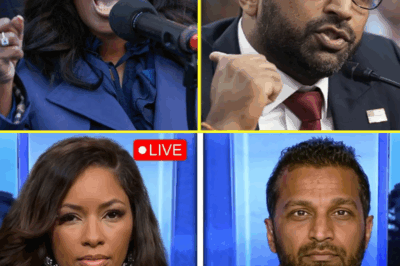 JASMINE CROCKETT MOCKS KASH PATEL ON AIR—BUT WHEN HIS FATHER STEPS FORWARD WITHOUT A WORD, THE ENERGY SHIFTS AND VIEWERS ARE LEFT STUNNED BY WHAT HAPPENED NEXT.