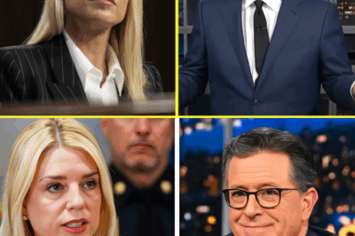 30 MINUTE AGO : Pam Bondi FLIPS The Late Show Upside Down—Stephen Colbert Left SHAKEN, Apologizes Backstage as Show Faces Possible Suspension.