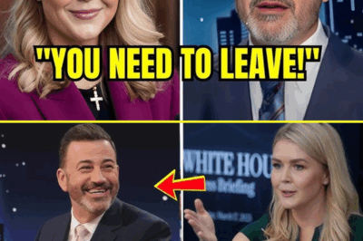 Jimmy Kimmel Faces Career COLLAPSE After Karoline Leavitt EXPOSES ABC’s Deepest Secret—Network Executives Scramble as Their Golden Star Risks Losing Everything in What Could Be Late-Night TV’s Biggest Scandal