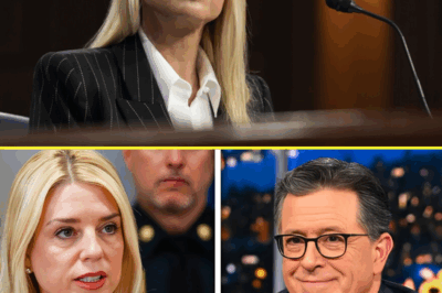 1 MINUTE AGO : Pam Bondi FLIPS The Late Show Upside Down—Stephen Colbert Left SHAKEN, Apologizes Backstage as Show Faces Possible Suspension