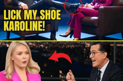 STEPHEN COLBERT LOSES CONTROL: Karoline Leavitt Turns Comedy Sketch Into On-Air Showdown—Her Ice-Cold Facts Leave Colbert Speechless, and CBS Producers Cut to Black After Audience Gasps in Real-Time
