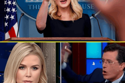 Stephen Colbert Silenced: Karoline Leavitt Hijacks Interview With Fiery Culture War Takedown—Audience Gasps, Segment Pulled, and Late-Night Viewers Ask: Did She Just End Colbert’s Legacy Forever?