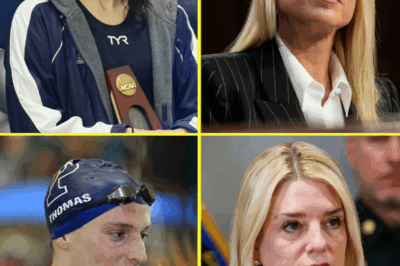 LIA THOMAS’ SHOCKING RESPONSE TO PAM BONDI—Three Explosive Words on Live TV That Left Even LGBTQ+ Allies in Disbelief… Then Came the Olympic Disqualification That’s Sparking a Global Controversy Over Fairness in Sports