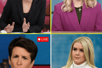 EXCLUSIVE, THIS JUST HAPPENED, Rachel Maddow CALLS SECURITY to REMOVE Karoline Leavitt After Explosive Revelation on Air—What Was Said That Shook the Entire Studio? Intense Plot: The conversation between Rachel Maddow and Karoline Leavitt suddenly becomes tense when Leavitt suddenly reveals shocking information about one of Maddow’s colleagues. What Leavitt says not only makes Maddow lose control but also explodes the atmosphere in the studio. In a fit of anger, Maddow asks security to immediately take Leavitt out