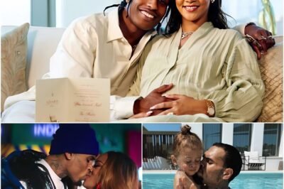 Chris Brown SH0CKED when he said 5 words about Rihanna’s third child, even more surprised when he admitted it was his child when he saw the baby looked like him right after Rihanna’s gender reveal party