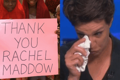 Rachel Maddow sent a miracle across the ocean just before International Children’s Day, but she didn’t know whether it had reached the children who needed it most.