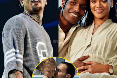 Chris Brown SHOCKED when he said 5 words about Rihanna’s third child, even more surprised when he admitted it was his child when he saw the baby looked like him right after Rihanna’s gender reveal party.