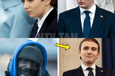He Asked For Just One Dollar! Barron Trump could’ve ignored him like everyone else did. But what the young Tгuмρ heir did instead left witnesses stunned—and started a chain reaction that would pull a homeless man off the street, turn a quiet moment into a national story, and leave the entire country stunned.