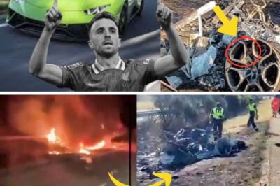 BREAKING: CCTV Shows Diogo Jota’s Lamborghini Veer Off Just Seconds After Explosive Tire Blowout — Brother’s Final Shout Captured