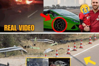 BREAKING: Diogo Jota’s Lamborghini Skidded 71 Metres Before Bursting Into Flames — Black Box Confirms 2.3-Second Acceleration Spike