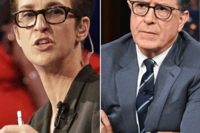 “SHOCKING TWIST: AFTER THE LATE SHOW CANCELLATION, STEPHEN COLBERT TEAMS UP WITH RACHEL MADDOW FOR EXPLOSIVE NEW SHOW—IS THIS THE FUTURE OF LATE-NIGHT TV?”