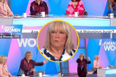 “GET 0UT OF HERE!” – Loose Women viewers were left stunned as Linda Robson was “escorted off” the set with her hands above her head . Before leaving, she made a br:utally honest declaration