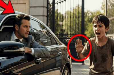 “Don’t Drive! Your Wife Cut the Brakes!” – The Homeless Boy’s Warning That Shocked a Millionaire