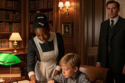 “Billionaire’s Son Failed Every Test — Until the New Black Maid Taught Him One