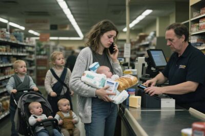 Widowed with Five Kids and $10 Missing at the Store — Then a Stranger Speaks and Everyone Is Stunned