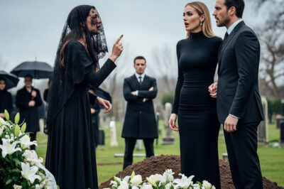 MY SISTER STOLE MY FIANCÉ—YEARS LATER, SHE SHOWED UP TO MY MOM’S FUNERAL WITH HIM… AND GOT THE SHOCK OF HER LIFE