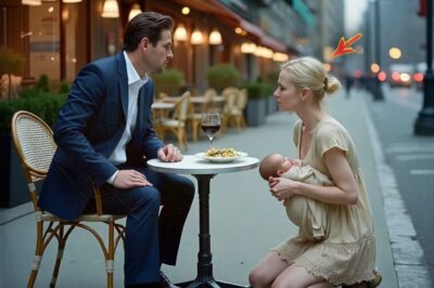 «Can I take your leftovers, sir?» But when the millionaire locked eyes with her, something incredible went down…