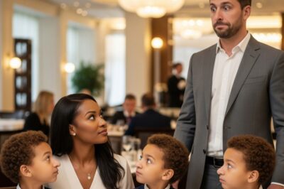 Millionaire Finds His Black Ex-Wife at a Restaurant — with Triplets Who Look Just Like Him