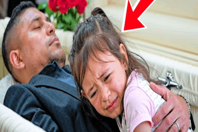 A little girl hugs her deceased father in his coffin – but then something incredible happens!