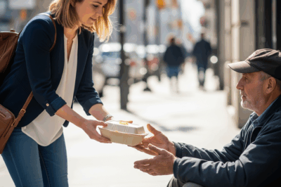 They Called Me Naive for Helping a Man on the Street—But Then He Walked Into the Office and Everyone Went Silent
