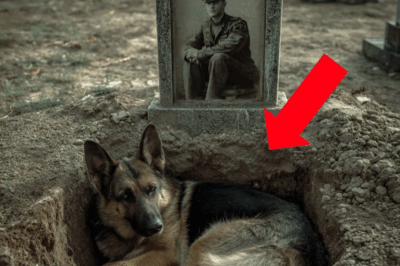 Everyone believed this dog was mourning her owner… until a vet’s check-up uncovered a startling secret.