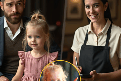 «Daddy, that waitress looks just like mommy!» — The millionaire turned around and froze… His wife had died!