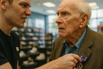 Clerk Ripped a Medal Off a Veteran’s Chest — 5 Minutes Later, His Son Showed Up in Full Uniform