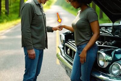 A BLACK WOMAN Assists a MILLIONAIRE with His Stranded Vehicle – When He Notices the RING on Her Finger… He Was Speechless…