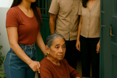 My husband went to live with his lover. I quietly wheeled my bedridden mother-in-law into their home and handed her over. As I turned to leave, I said a few words that drained the color from both of their faces…