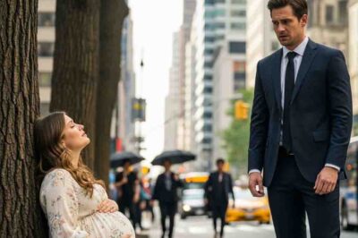 “I HAVE NOWHERE TO GO,” SAID THE PREGNANT WOMAN… BUT THE MILLIONAIRE DID THE UNEXPECTED