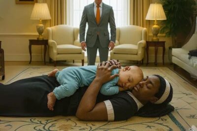 The black maid was sleeping on the floor with the baby — the billionaire saw her… And then something strange occured