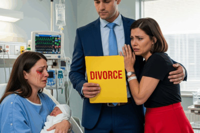 She had just given birth to her baby when her husband walked in and asked for a divorce so he could leave with another woman.