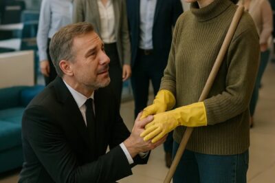 She hadn’t spoken for three years — Until he knelt before her