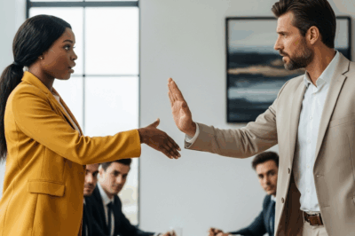 He Refused to Shake Her Hand — But Minutes Later, She Dropped a $2B Shock That Rocked His Empire…