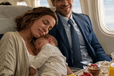 A Tired Mom and Her Baby Slept on a CEO’s Shoulder Mid-Flight—His Reaction Upon Landing Was Unbelievable