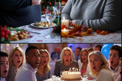 My husband slapped me in front of his entire family on Thanksgiving… but then my daughter Emma stepped forward with her tablet and said five words that silenced the whole room and made my husband’s face go white with terror….