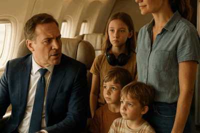 “You Don’t Belong Here,” He Mocked the Mom in Business Class — Then the Pilot’s Voice Made His Smirk Disappear