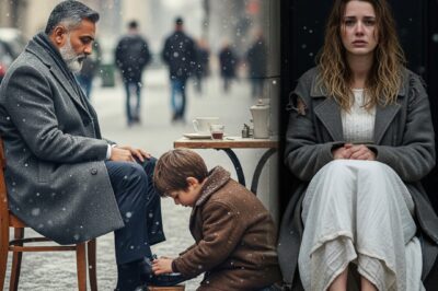 “Please, just $10,” the little boy begged to shine the CEO’s shoes — when he said it was to save Mom…
